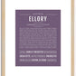 Ellory | Name Art Print