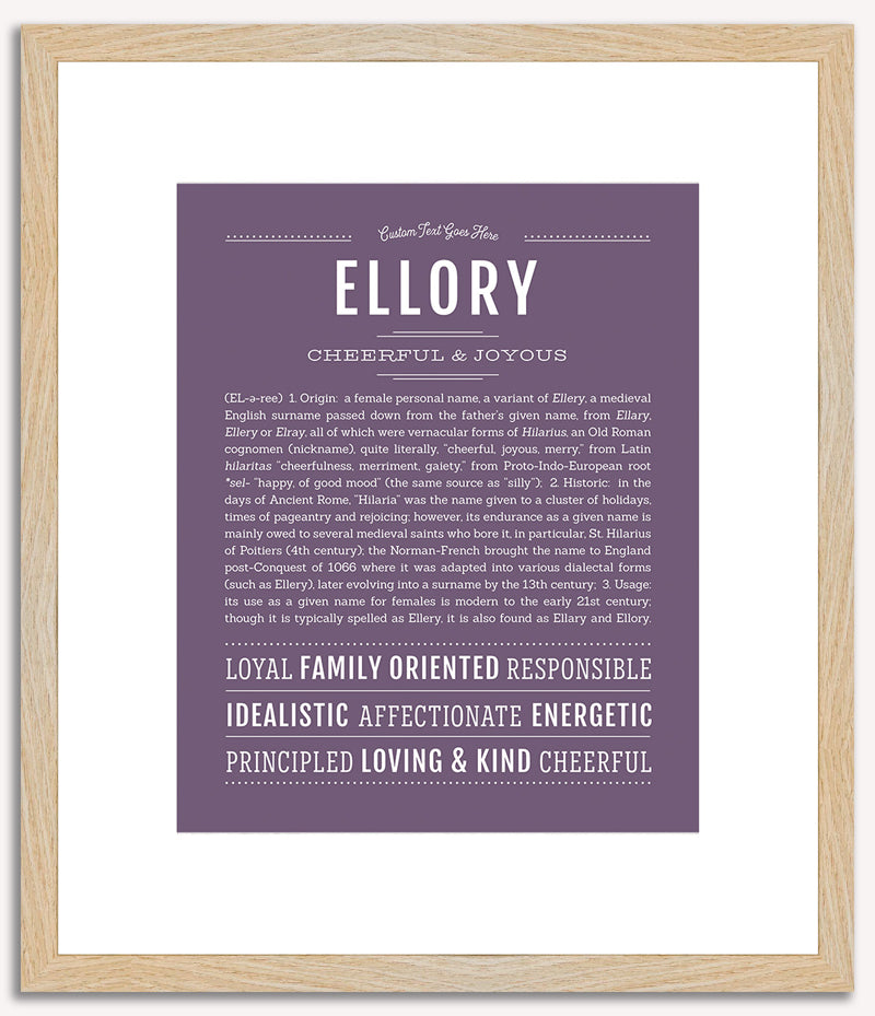 Ellory | Name Art Print