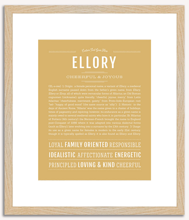 Ellory | Name Art Print