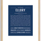 Ellory | Name Art Print