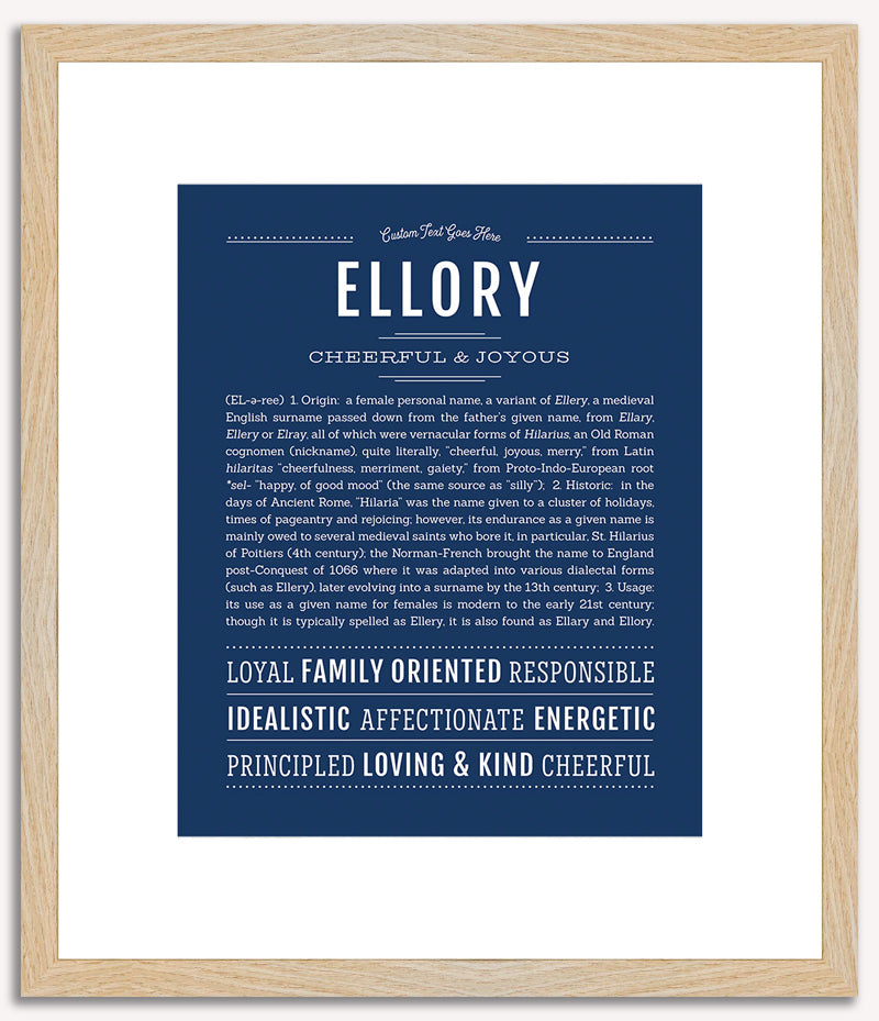 Ellory | Name Art Print