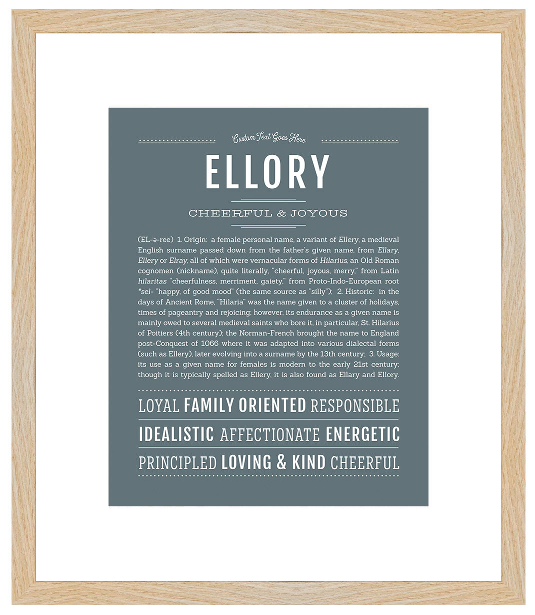 Ellory | Name Art Print