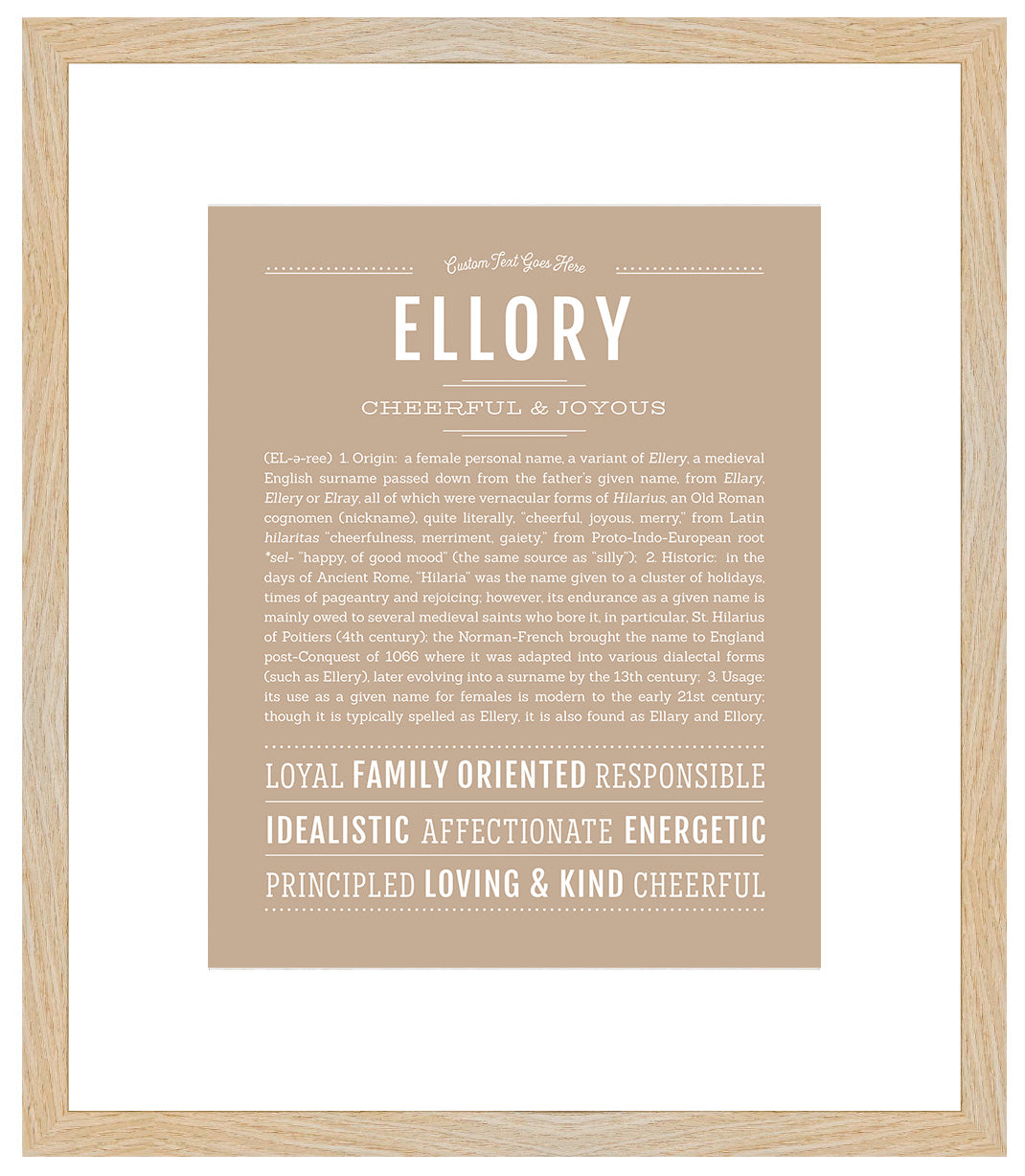 Ellory | Name Art Print