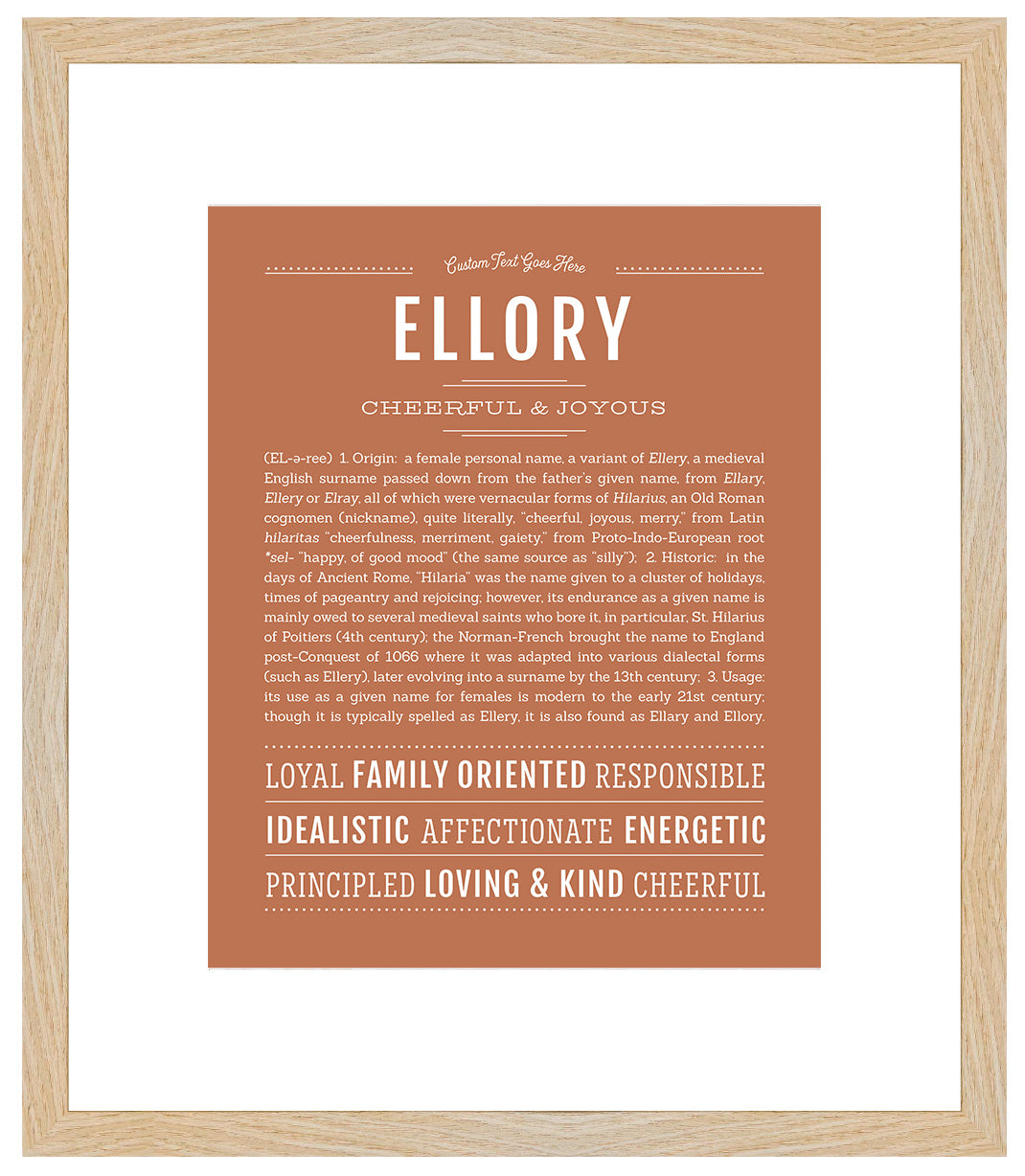 Ellory | Name Art Print