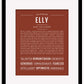 Elly | Name Art Print