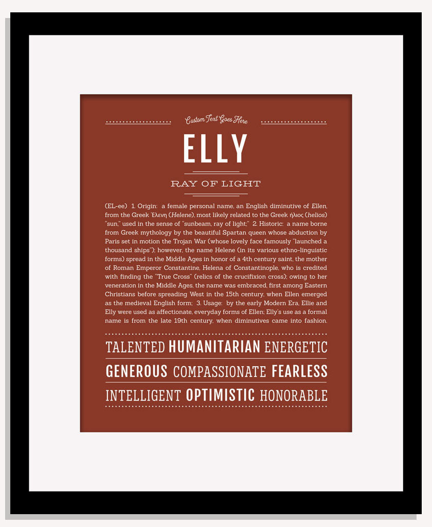 Elly | Name Art Print