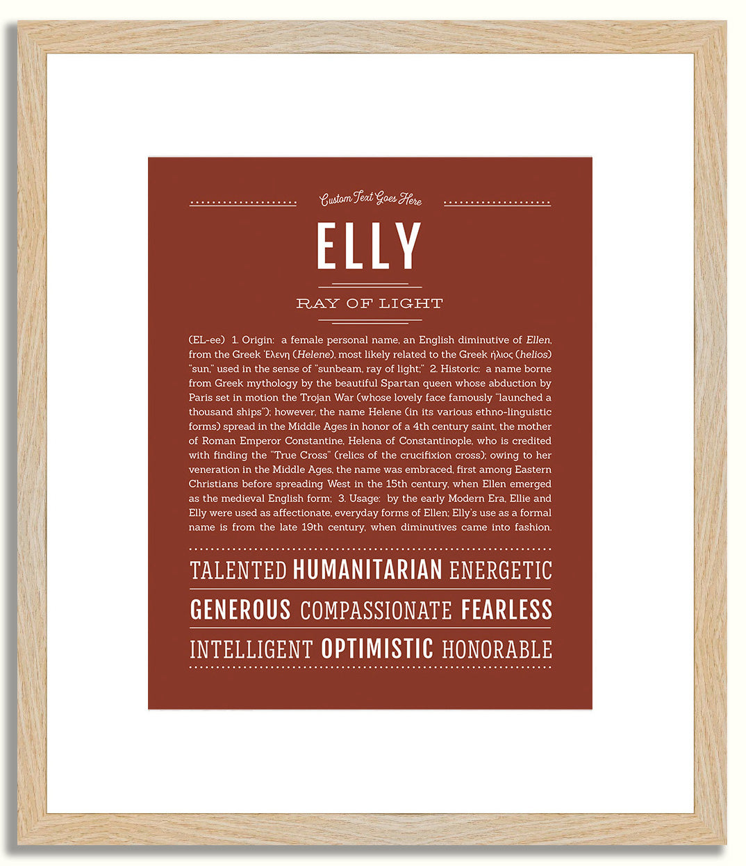 Elly | Name Art Print