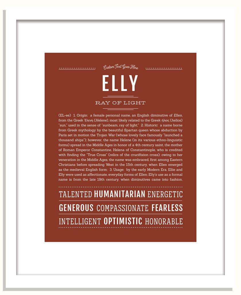 Elly | Name Art Print