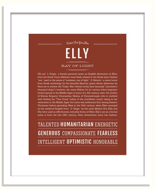 Elly | Name Art Print