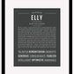 Elly | Name Art Print