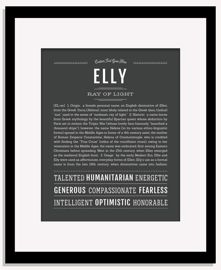Elly | Name Art Print