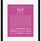 Elly | Name Art Print