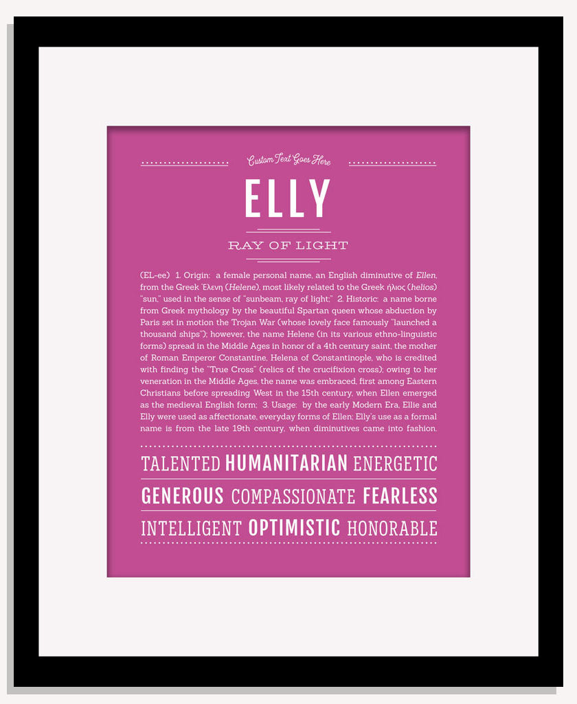 Elly | Name Art Print