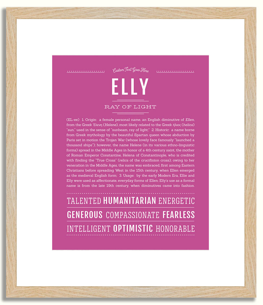 Elly | Name Art Print