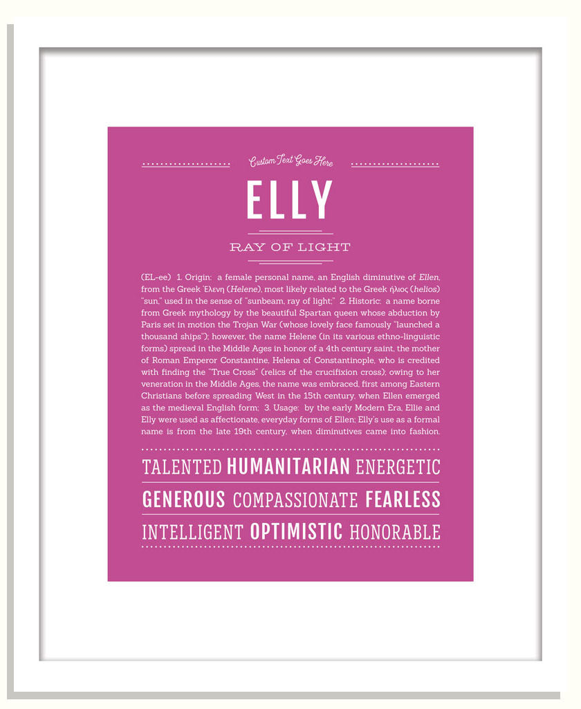 Elly | Name Art Print