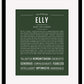 Elly | Name Art Print