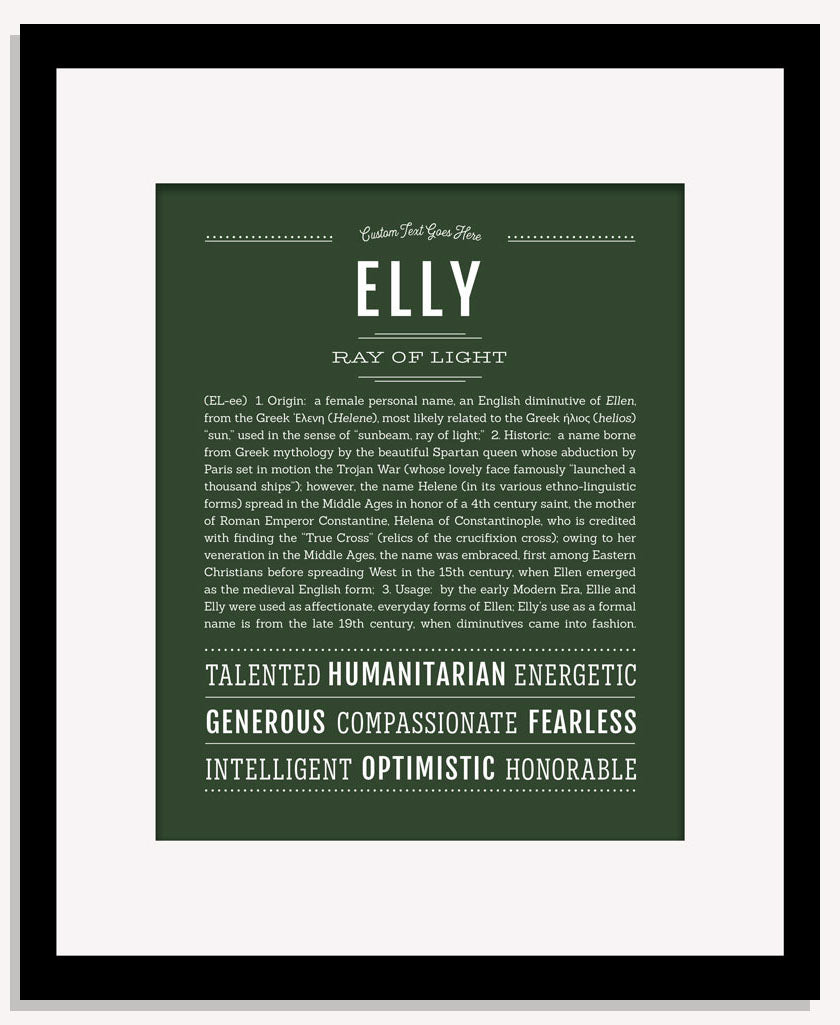 Elly | Name Art Print