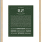 Elly | Name Art Print