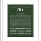 Elly | Name Art Print