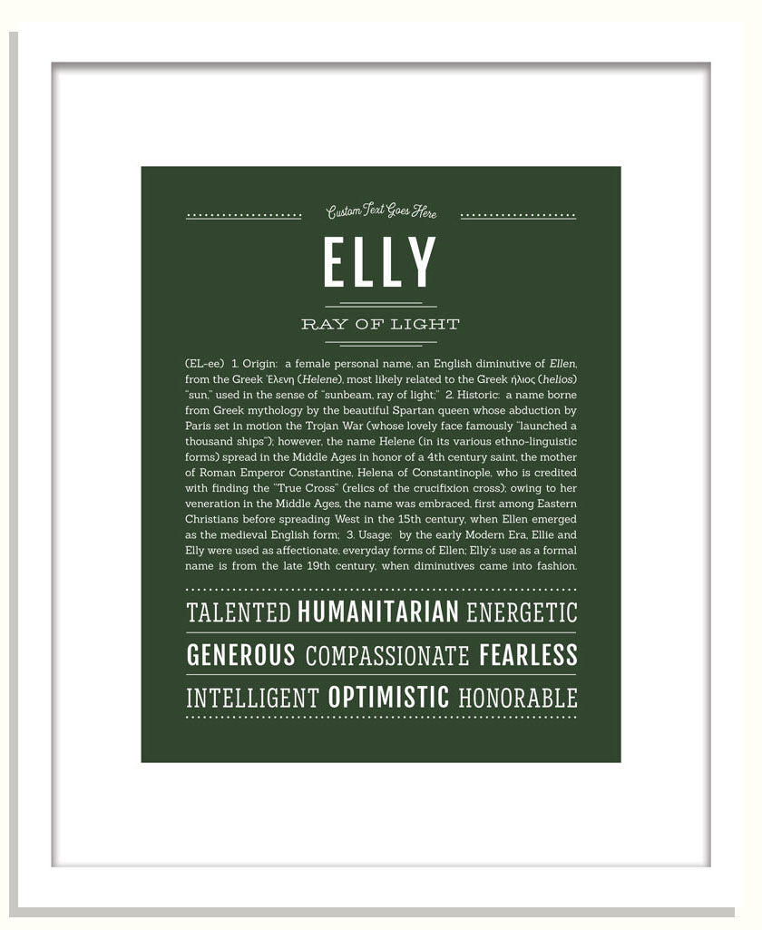 Elly | Name Art Print