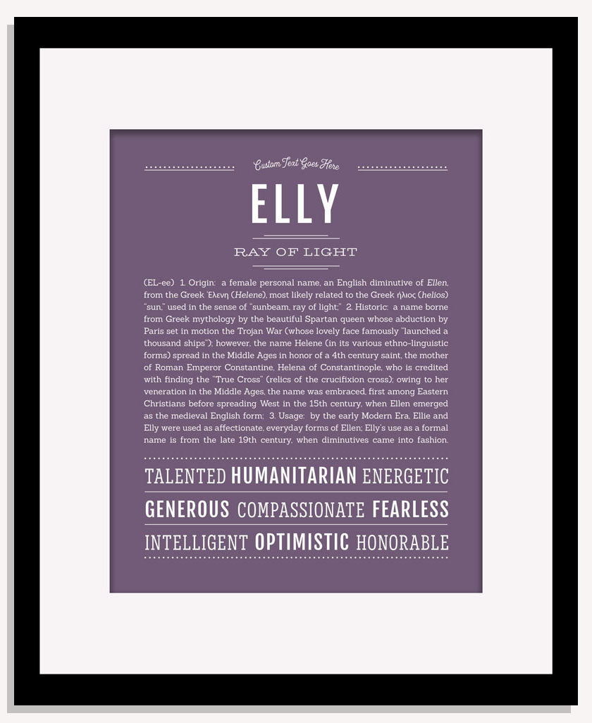 Elly | Name Art Print
