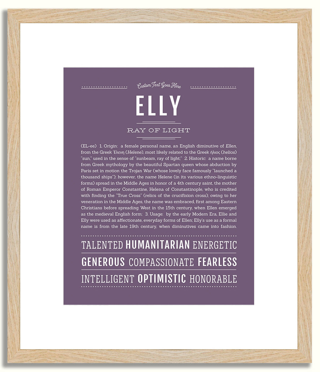 Elly | Name Art Print