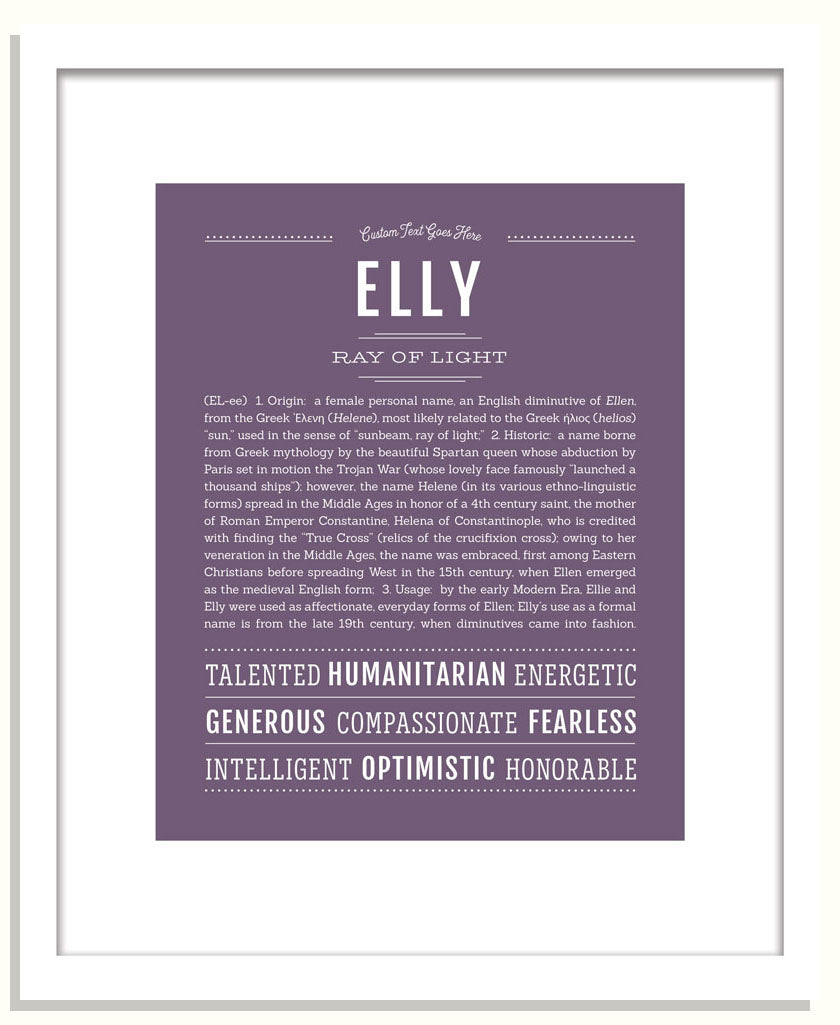 Elly | Name Art Print