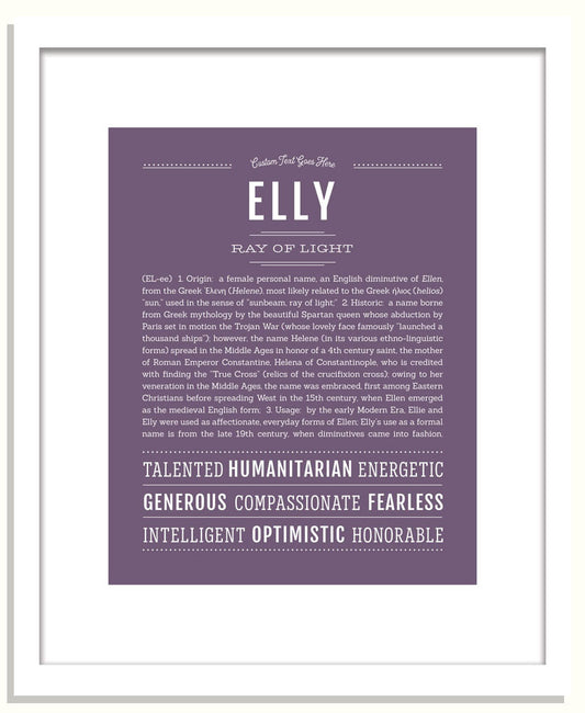 Elly | Name Art Print