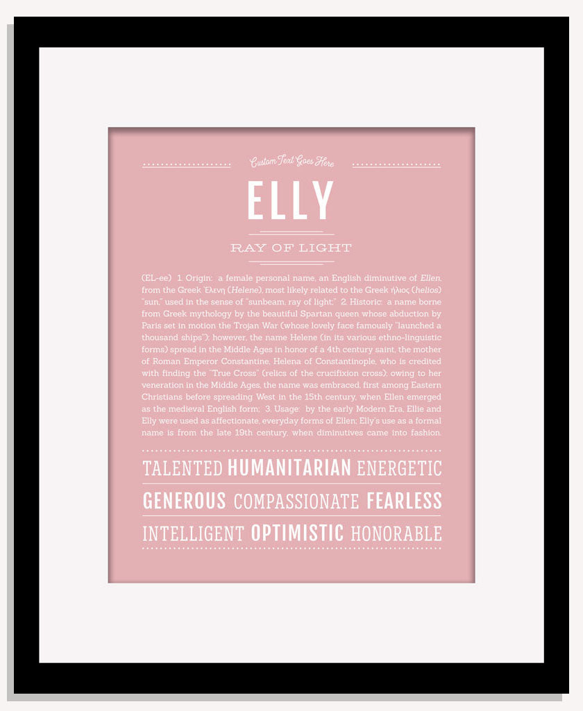 Elly | Name Art Print