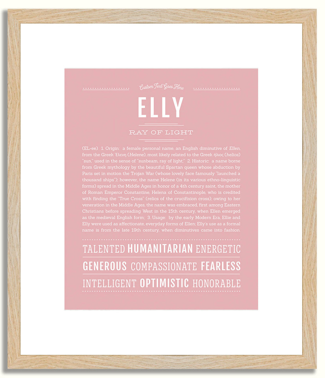 Elly | Name Art Print