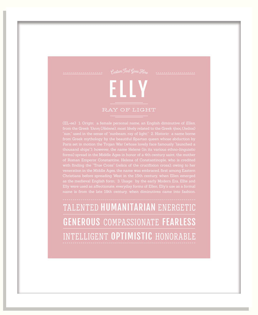 Elly | Name Art Print