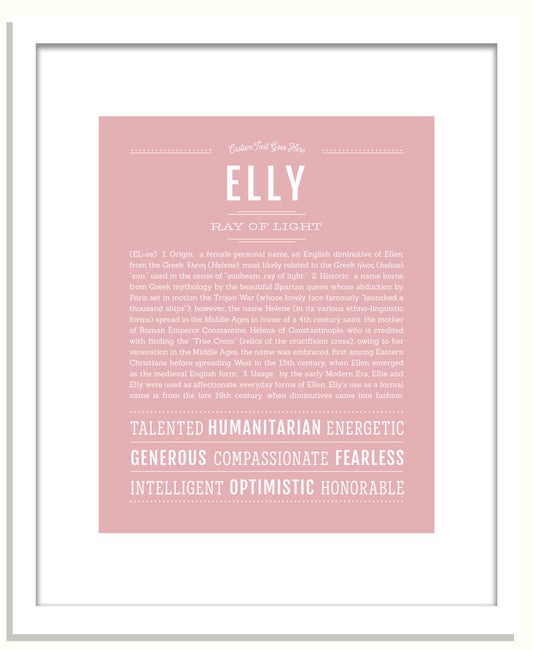 Elly | Name Art Print