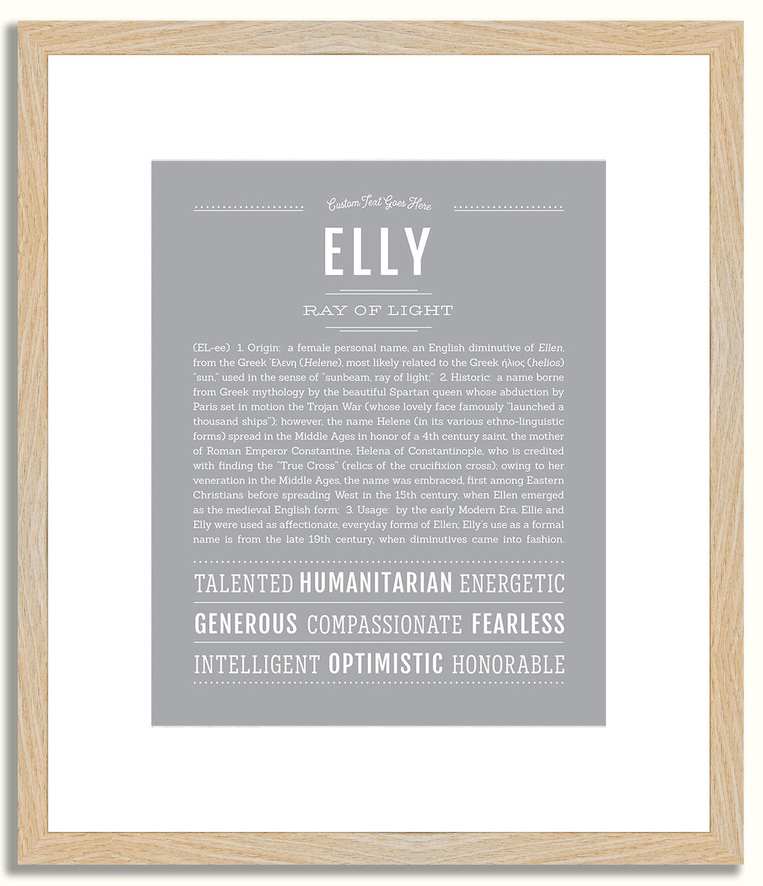Elly | Name Art Print