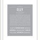 Elly | Name Art Print