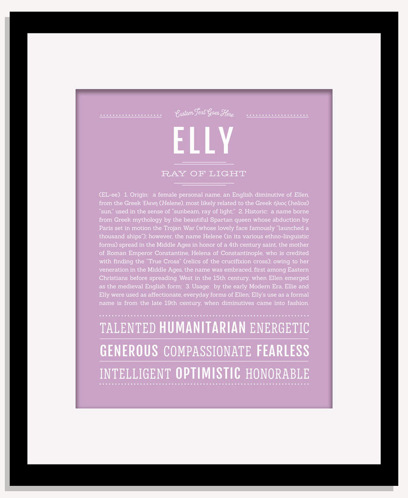 Elly | Name Art Print