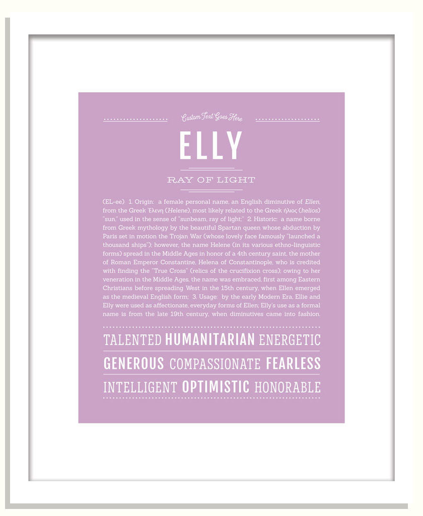 Elly | Name Art Print