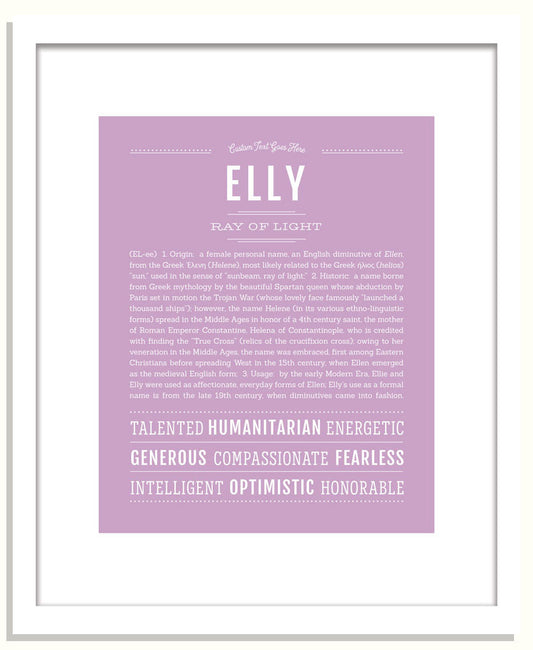 Elly | Name Art Print