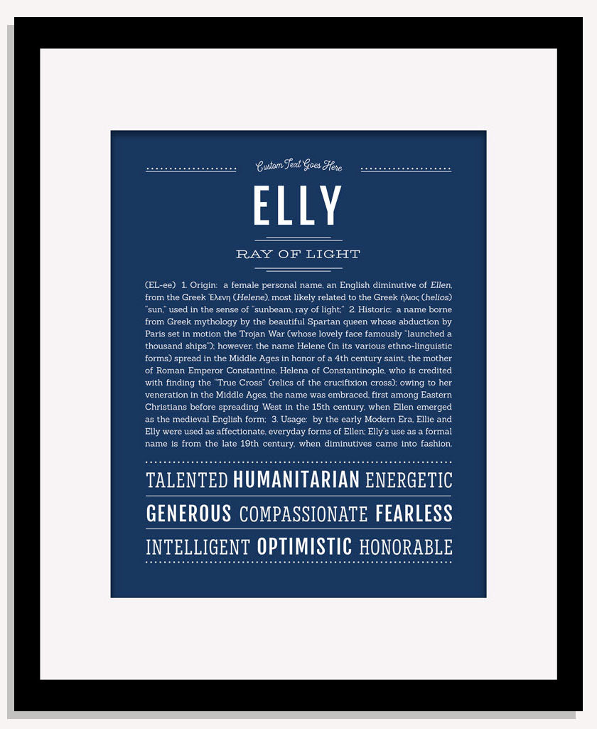 Elly | Name Art Print