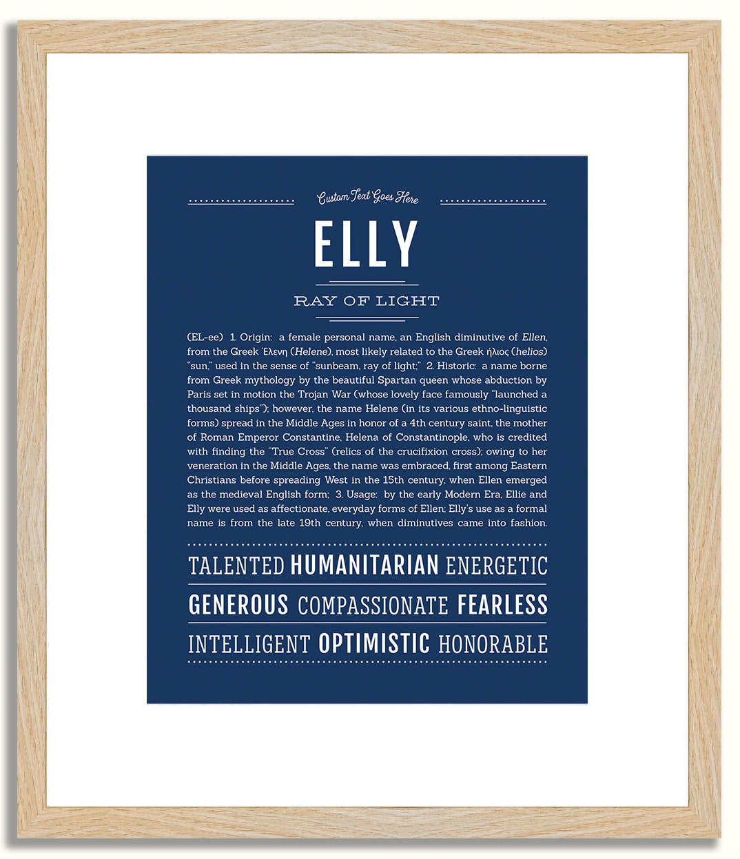 Elly | Name Art Print