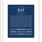 Elly | Name Art Print