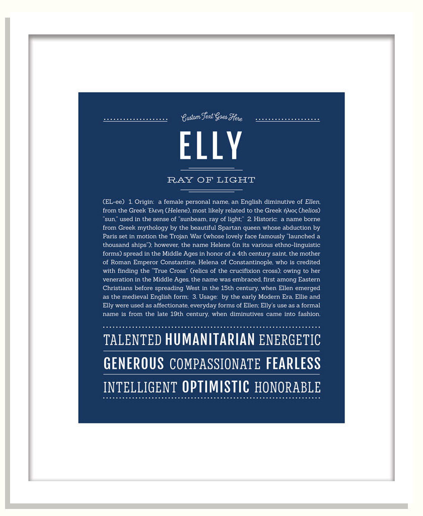Elly | Name Art Print