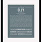 Elly | Name Art Print