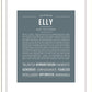 Elly | Name Art Print