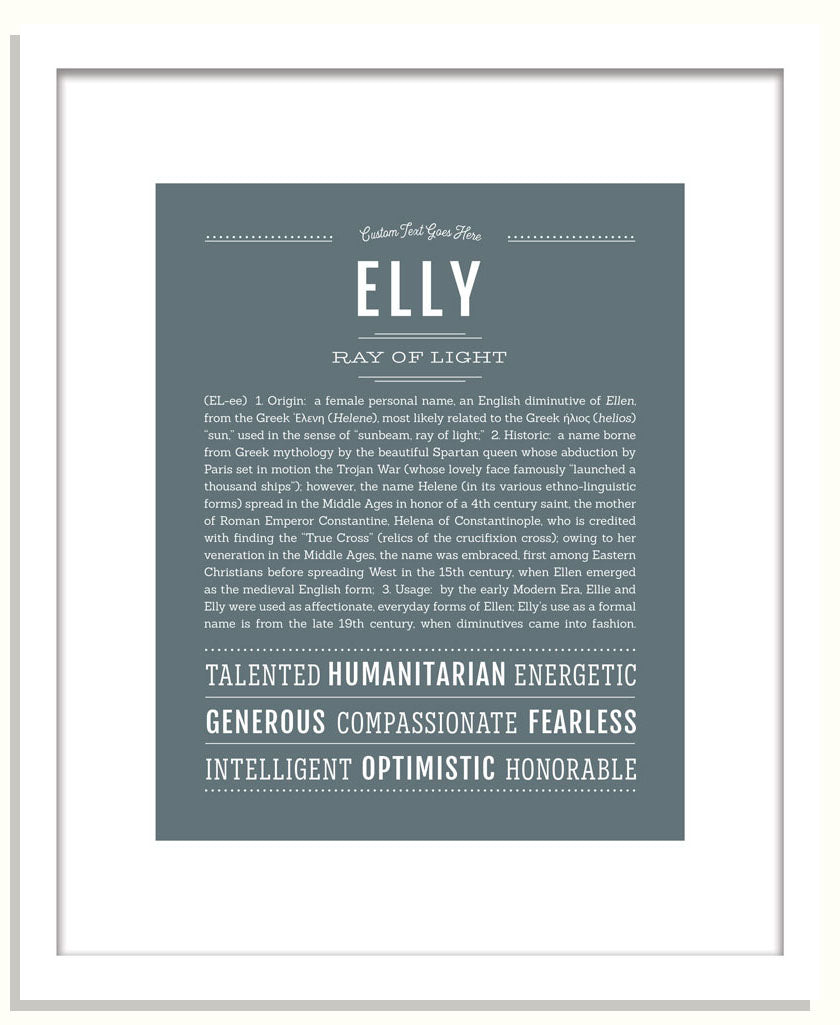 Elly | Name Art Print