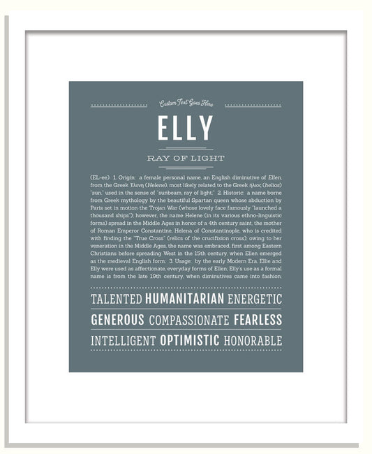 Elly | Name Art Print
