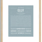 Elly | Name Art Print