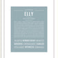 Elly | Name Art Print