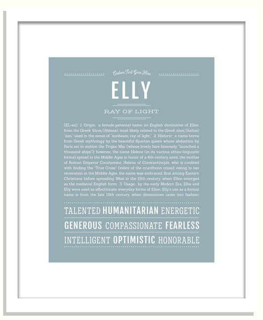 Elly | Name Art Print