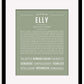 Elly | Name Art Print