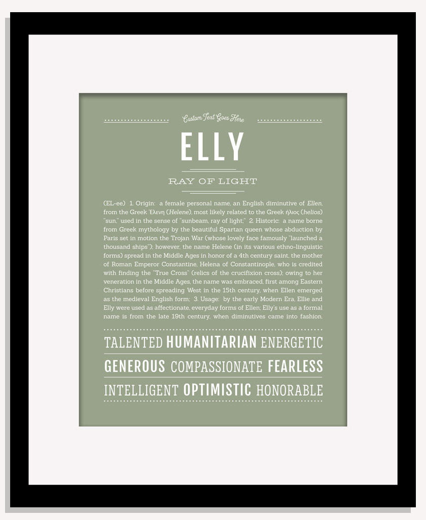 Elly | Name Art Print